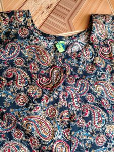 Navy Blue Kurti