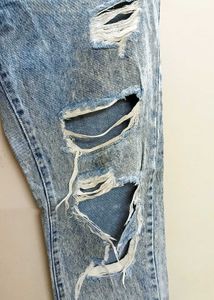 Distressed Denim Jeans