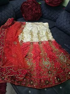 Red & Gold Lehenga Choli