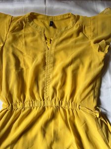 Yellow Mini Dress