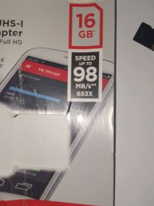 New SanDisk 16gb Memory Card