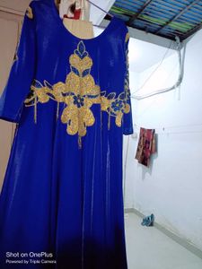 Elegant Blue Ethnic Gown