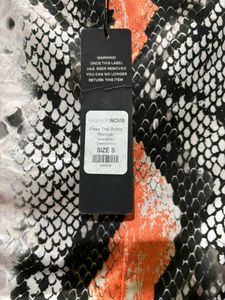 Fashionnova Snakeskin Print Romper