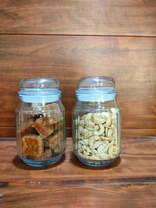 Hero 2-Piece Glass Jar Set