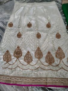 Half Georgette Saree