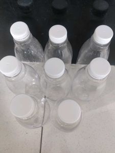Plastic Bottles - Set of 8