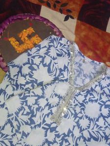 Floral Print Kurta