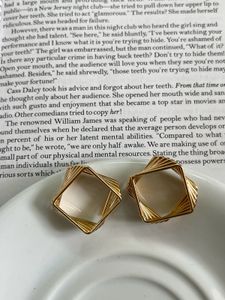 Anti Tarnish Gold Earring