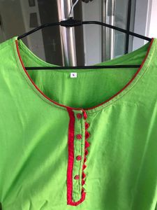 Parrot Floor Length Kurta
