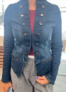 PROMOD - Denim Military Style Jacket