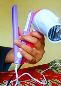 Mini Hair Dryer &amp; Straightner