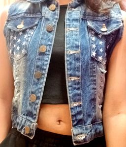 Crop Denim Jacket