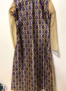 Heavy Work Kurta Set With Skirt And Dupatta