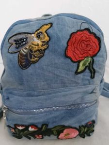 Denim Backpack