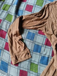 Brown Buttoned Dress