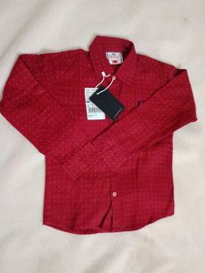 Red Dotted Shirt