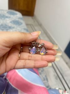 Teardrop Opal Earrings