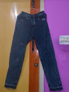 Mom Fit Charcoal Pant