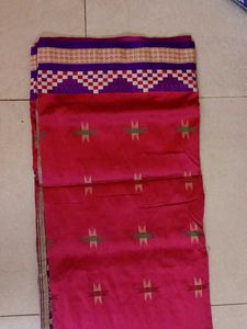 Elegant sambalpuri saree with blouse piece