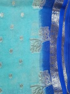 Elegant Blue Saree