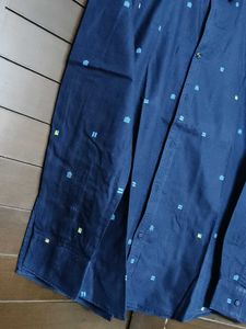 Spykar Men Blue Printed Casual Shirt