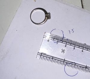 Pure Sterling Silver Peora Brand ring