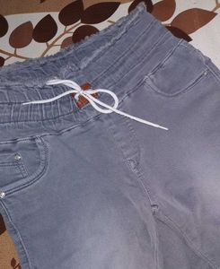 Stylish Grey Jogger Jeans