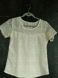 Fancy White Top