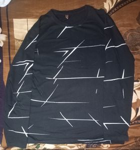 Black Striped Tshirt
