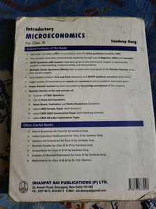 Microeconomics For Class 11
