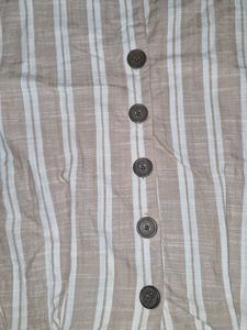 Striped Casual Shirt (Tokyo Talkies) M