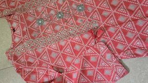Beautiful Zardoji Gotta Elegant Kurti