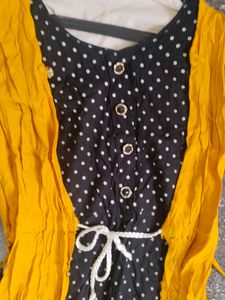 Polka Dot Dress with Shrug