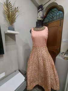 Pink Sleeveless Wedding Gown for Sale
