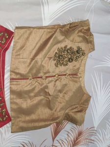 Red &amp; Gold Lehenga Choli