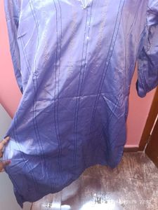 4xl Lavender Festive  Striped Kurta