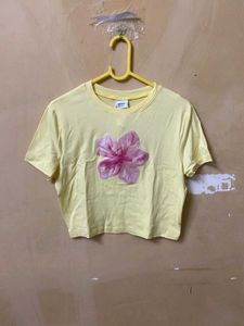 Butter Yellow Floral Top