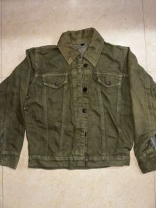 Vintage Green Denim Jacket