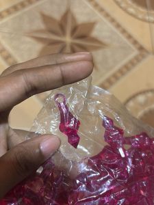 Drop Beads In Pink