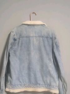 Denim Jacket with Sherpa Lining