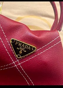 Maroon Handbag With Sling