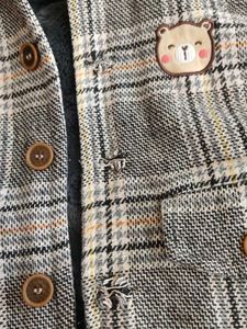 Adorable Plaid Baby Jacket