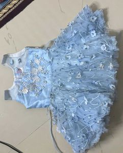 Cute Blue Flower Dress