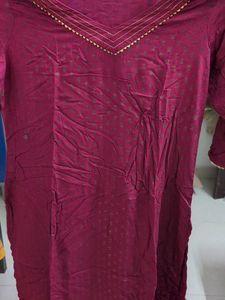 Elegant Maroon Kurta