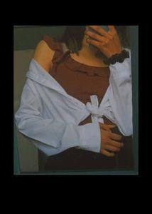 Cinnamon Brown Ruffle Crop Top