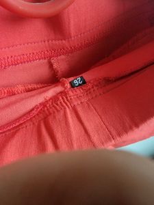 Red Zipper Pocket Shorts