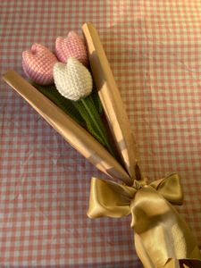 Crochet Tulip Bouquet