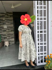 Floral Print Midi Dress