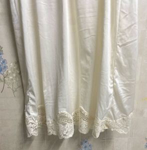Vintage Cream Lace Slip Dress