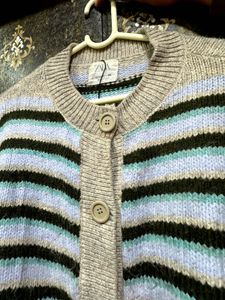 Striped Knit Cardigan🌸